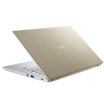 에이서 2021 Swift X 14 라이젠5 라이젠 5000 시리즈 지포스 RTX 3050 Ti, 골드, 256GB, 8GB, Linux, SFX14-41G