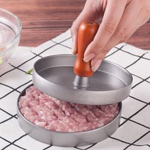 햄버거 떡갈비 패티 틀 만들기 수동 프레스 3구 슬롯, A 싱글헤드