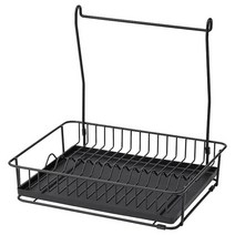 이케아 IKEA 식기건조대 블랙 38.5x29.8x37.3cm 스틸 파우더코팅