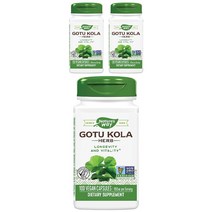 네이쳐스웨이 고투 쿨라 허브 950mg 베지테리안 캡슐, 100개입, 3개