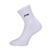리닝 AWLR084-1 여성국대스포츠양말 화이트