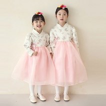 SB 미니준 레이스한복 여아 꽃 드레스 퓨전한복