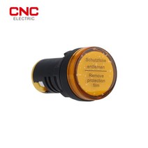 ed 차량용 간판 전광판 CNC AD22-22DS 30mm 패널 마운트 LED 전원 전자 표시기 파일럿 5 색 신호등 AC220V, 한개옵션1, 05 220V Yellow