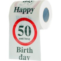 GOODS GADGETS 재미있는 화장지 50 번째 생일선물 생일 기념 선물, 1개, 18세