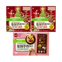 풀무원 토이쿠키 크리스마스에디션 2개+숲속 동물들 1개, 토이쿠키 크리스마스에디션 2개+