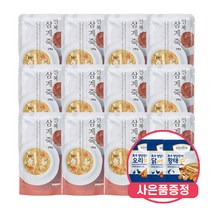 원더푸드 반려동물 영양 보양식 전복삼계죽 120g 12개 + 증정 닥터페로영양죽 120g 1개