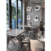 스텐 포차테이블 의자 업소용 포장마차 식당 테이블 편의점 의자, K (크기 및 종류 옵션 참조)