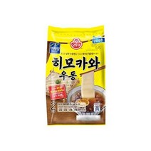 오뚜기 히모카와우동 2인 396G 맛있는 간식.쫄깃한 면발 히모카와우동 2인 건강식단. 간편조리 1셋트, 8셋트