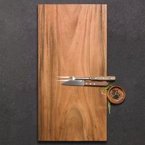 레인트리 플레이팅 서빙 보드 원목 나무 도마, 레인트리 업소용도마 80cm, 1개