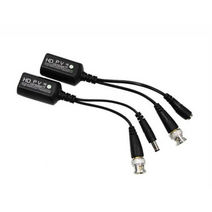 CCTV UTP 랜선 전송 송수신 1조 전원+영상 발룬, UTP전송장치