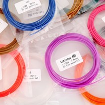 SUNLU-1.75MM 3D 펜 및 프린터 리필용 필라멘트 테스트 5 미터 10 MPLA/ABS/PCL 잡다한 색상, [04] PCL 5M Random Color