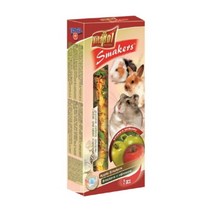 [비타폴]비타폴 zvp-1114 사과 스매커 2P 새 앵무새 사료 먹이 모이 간식, 단일속성