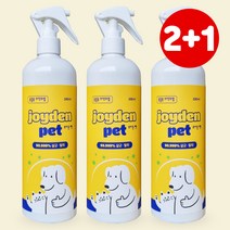 2+1 조이든펫 500ml 강아지 탈취제 고양이 냄새제거 배변패드 소변 악취 제거 반려동물 장난감 소독