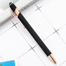맞춤형 조각 로고 메탈 로즈 골드 액세서리 볼펜 비즈니스 광고 선물 학교 사무용품, 01 01