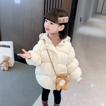 여아패딩 플라워 두꺼운 러블리 기모 다운점퍼