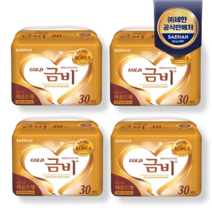 금비 골드 라운드 30매 4팩 (120매), 4개