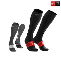 컴프레스포트 풀 삭스 리커버리/FULL SOCKS RECOVERY/종아리 보호기능/압박 런닝 양말, 1S, 그레이