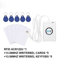 rfid카드 NFC 리더 USB ACR122U 비접촉식 스마트 IC UID 카드 라이터 RFID 복사기 13 56mhz 복제 복제기 변경 가능한 태그 열쇠 고리, 01 style a, style a