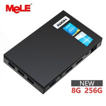 초소형 PC 컴퓨터 미니 MeLE Faless 4K 인텔 셀러론 J4125 8GB 256GB Widows 10 Pro 데스크탑 듀얼 HDMI 24G5G 밴드 WiFi SSD, CHINA, With VESA Mount