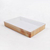 [GP] 고급도시락 테이크아웃 일회용 우드락 초밥용기+뚜껑포함 / 통1 / 1박스 100세트, [GP] 초밥용기 통1 1박스 100세트