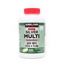 코스트코 커클랜드 실버 멀티비타민 미네랄 1465mg x 430정, 1개