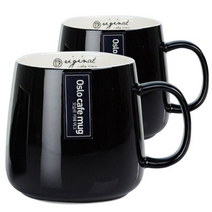 오슬로 카페머그 (대), 블랙(380ml), 10개