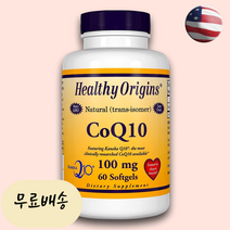 헬스오리진 코엔자임q10 코큐텐 100mg 유비퀴논 효능 60캡슐, 1개, 60개