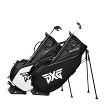 PXG HYBRID 피엑스지 하이브리드 스탠드백 골프백, 블랙/화이트