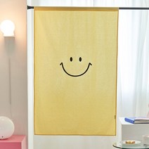 방긋 스마일 자수 가리개커튼