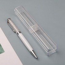 고급 기프트 만년필 케이스 투명 펜슬 펜 1구 보관함