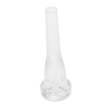 트럼펫 abs 마우스피스 meg 3c size for bach 초보자 뮤지컬 액세서리, 흰색 3c