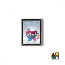 자석부착식 삼화 보급형 액자 광고판 표지판 A3용, 액자형태, 백색펄/세로형/양면테이프