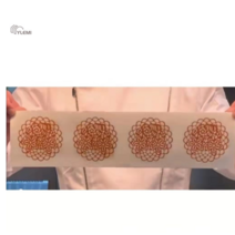 [YLEMI]나뭇잎틀 장식 실리콘몰드 시트 가니쉬, 4단 펀칭 왕꽃