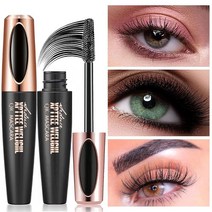 3피스 4D 실크 섬유 속눈썹 마스카라 방수 연장 두꺼운 볼륨 얼룩 방지 오래 지속 드라마틱 익스텐션 저자극성 포뮬러 3팩 798549