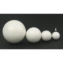 스티로폼 공 우드락 볼 원형 스치로폼 백구, 1, 지름90mm-2개