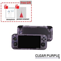 레트로 미니 오락실 게임기 아케이드 레트로이드 포켓 3 + RP3 플러스 레트로 콘솔 안드로이드 11 휴대용 홈 4.7 화면 4g 128GB T618 플레이어 내장 20000 게, 없음, purple+64G  11361Games