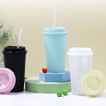 위컴 리유저블 모던500ml 뚜껑포함 텀블러, 민트