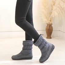 포브 여성 겨울 방한 미들 패딩부츠 방한화 센텀