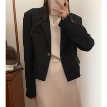 쏭포유 베이비 니치 원버튼 숏 자켓 2color