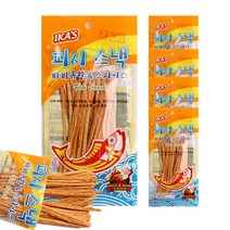 피시 스넥 바비큐향 앤 스파이스맛, 15g, 24개
