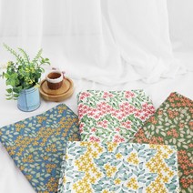 대폭 면100% 20수 평직 DTP 원단 - 세미라*, 레드