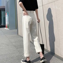 여자 단정 코디 스트레이트진 일자 롤업 팬츠 여성 청바지쇼핑몰 핏 대학생패션