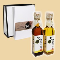 꼬신 통참깨100% 참기름250ml+들기름250ml 고급선물세트, 중고급-참기름250ml+들기름250ml