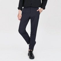 파파브로 남성 캐주얼 단추잠금 직장인 슬랙스 바지 LO-SLW-D51-네이비