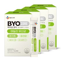 CJ웰케어 바이오코어 데일리 유산균 프로바이오틱스 30포, 4개