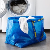 이케아 정품 IKEA 장바구니 쇼핑백 타포린 가방, L