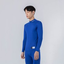 케이즐 유소년 성인 축구 야구 파랑 기능성 스포츠 이너웨어 컴프레션 언더레이어 긴팔 내의 티셔츠