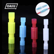 반투명 PG터미널단자 총알 와이어 TAB REC 암 수 10pcs 전선 배선 연결 압착커넥터, PG총알단자 TAB(수), D17:1SQ(10PCS)