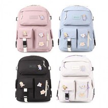 예쁜 학생 트렌드 책가방 캐주얼 여자 백팩