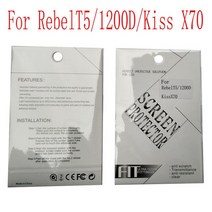 카메라 악세사리 보조 용품 캐논 1DX 마크 II 5D Rebel Kiss 용 새로운 소프트 카메라 화면 보호 필름 2 개, 09 2pcs T5 1200D Kiss